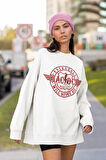 Rock & Roll AC DC Yazılı Unisex Oversize Will Never Die Sweatshirt