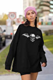 Avenged Sevenfold Logo Baskılı Unisex Oversize Sweatshirt