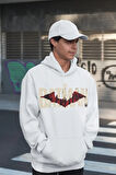 The Batman DC Karakter Baskılı Unisex Oversize Tasarım Hoodie