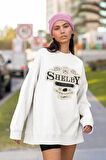 Shelby Logo Baskılı Unisex Oversize Peaky Blinderrs Sweatshirt