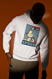 Speed Çizgi Film Sonic Baskılı Unisex Oversize Hoodie
