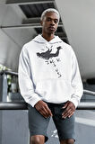 Tasarım Cactus Jack Baskılı Unisex Oversize Rapper Hoodie