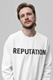 Taylor Swift Reputation Tasarım Baskılı Unisex Oversize Şarkıcı Sweatshirt