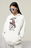 The Amazing Spider-Man Baskılı Unisex Oversize Hoodie