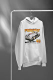 Freeway Iron Hearts 89 Baskılı Unisex Oversize Araba Hoodie