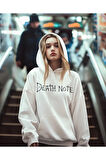 Death Note Baskılı Unisex Oversize Anime Dizi Death Note Hoodie