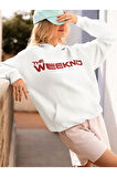 Tasarım The Weeknd Baskılı Unisex Oversize Rapper Şarkıcı Hoodie