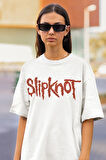 We Are Not Your Kind Slipknot Baskılı Unisex Oversize Rock Metal Müzik Grubu Tişört