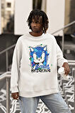 Sonic The Hedgehog Baskılı Unisex Oversize Çizgi Film Sweatshirt