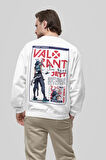 Vallorant Jett Entry Baskılı Unisex Oversize Tasarım Oyun Karakteri Sweatshirt