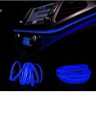 Point Araç Içi Neon Ledi Ip Led Torpido Ledi 2 Metre Neon Led Mavi