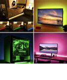 Point Otomobil Ayak Altı Led Monitor Gece Ambians Lambası Tv Arkası Aydınlatma Usbli