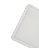 Türkay Plastik Oluklu Polietilen Kesim Tahtası Beyaz 26,5x32,5x1 cm