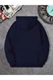 One Yazı Baskılı Kapüşonlu Sweatshirt