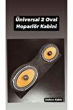 Pandizot Mdf 2adet Oval Hoparlör Kabini Mdf Yükseltmeli
