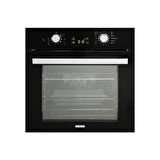 Luxell Opall 15 Prog Aspiratörlü  Ankastre Siyah Set (B66-SGF3 Opall Fırın + 40Tahdf Opall Ocak + DS