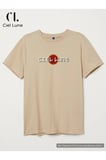 Nevermind Unisex Optic Line Ciel Lune - Oversize Tişört
