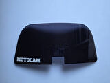 MOTOCAM Rüzgar Saptırıcı Deflektör Camı Ortadan Deliksiz 27x12cm Siyah Renkli   (APARATSIZDIR)