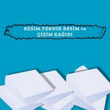 Orbak Kağıtçılık 50 x 70 Cm Çizim Kağıdı 1. Hamur 160 G 25 Adet