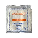 Ordinary Beyaz Market Poşeti Torbası - Hışır Atlet Poşet - Küçük Boy - 24 x 40 Cm. - 10 Kg.