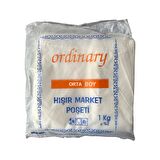 Ordinary Beyaz Market Poşeti Torbası - Hışır Atlet Poşet - Orta Boy - 26 x 50 Cm. - 5 Kg.