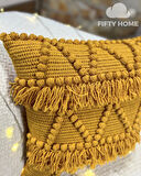 1 adet El örmesi kırlent 100% handmade 43 x 43 cm