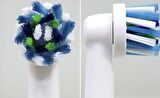 Oral - B Uyumlu Şarjlı Diş Fırçası 4 Adet Yedek Başlık
