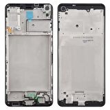 Samsung Galaxy A21S A217F İle Uyumlu Orta Kasa Ekran Çıtası Siyah