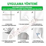 75 Cm X 5 Metre Buzlu Statik Yapışkansız Kumlama Cam Folyo Ev Ofis Duşakabin Desenli Cam Filmi