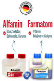 2li Kuşlar için set Farmatom Vitamin + Alfamin Seti (125 ml)