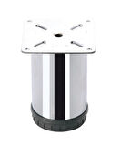 Metal Mobilya Ayağı 60mm Krom 10cm