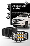 240W  Offroad 12-24 Volt Oval Spot Far Oto Çalışma Lambası ATV Traktör