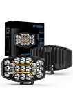 240W  Offroad 12-24 Volt Oval Spot Far Oto Çalışma Lambası ATV Traktör