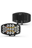 240W  Offroad 12-24 Volt Oval Spot Far Oto Çalışma Lambası ATV Traktör