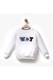 OVD ERKEK ÇOCUK 5-8 YAŞ NAKIŞLI SWEAT - BEJ