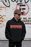 Ronin Samurai Yazılı Unisex Oversize Tasarım Film Hoodie