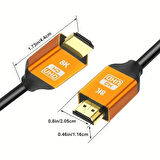 Oykutech HDMI 2.1 Kablo – 3 Metre, 8K Çözünürlük ve Yüksek Performans