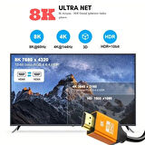 Oykutech HDMI 2.1 Kablo – 3 Metre, 8K Çözünürlük ve Yüksek Performans