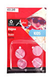 Pembe Simli 4 Adet 15 mm Bebek Düğme, Çocuk Düğme, Gömlek Kazak Yelek Düğmesi 403 249