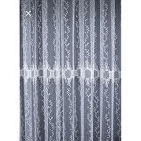 Raporlu, Nakışlı, Kırışma Yapmaz (1/3 Sık Pile) Ekru Tül Perde