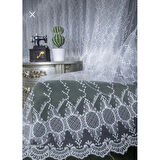 Raporlu, Nakışlı, Kırışma Yapmaz (1/3 Sık Pile) Ekru Tül Perde