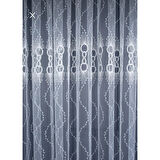 Raporlu, Nakışlı, Kırışma Yapmaz (1/3 Sık Pile) Ekru Tül Perde