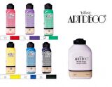 Artdeco Akrilik Boya 6 Canlı Renk 140ml + Beyaz 500 ml (Kırmızı+Mor+Sarı+Yeşil+Mavi+siyah+500 Beyaz)