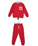 Papatya Desenli Kız Çocuk Eşofman Takımı