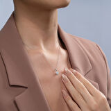 0,18 Karat Fantezi Pırlanta Kolye 