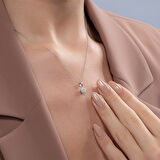 0,18 Karat Fantezi Pırlanta Kolye 