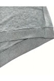 Erkek Paris Baskılı Yarım Fermuarlı Oversize Sweatshirt
