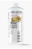 Aquacool Trend Akrilik Hobi Boya 1000 ml Rulo Katalizör Boyacı Tavası Hibrit Dönüşüm Boyası Seti Pamuk Beyaz