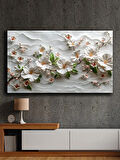 Soyut yağlı boya görünümlü  kanvas tablo 80x120 cm