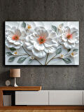 Soyut yağlı boya görünümlü  kanvas tablo 80x120 cm